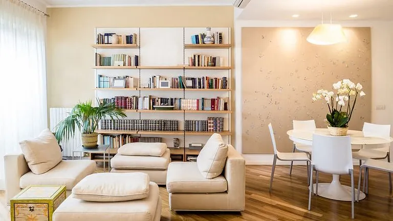 Beautiful lighting in a living room